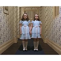 The Shining Lisa Burns Louise Burns spooky creepy Twins in hallway 8x10 Photo