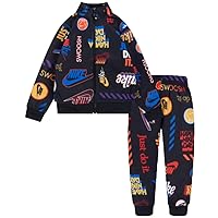 Nike Little Boy Printed Full Zip Jacket & Pants 2 Piece Tracksuit