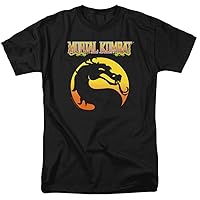 Mortal Kombat Klassic T-Shirt Dragon Logo Black Tee