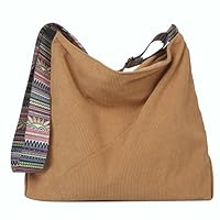 PETITCHOU Shoulder Bag, Corduroy Large Capacity, Body Bag, Cross Bag, Crossbody Bag, Crossbody Bag, A4 Size, Work or School Commute, Travel