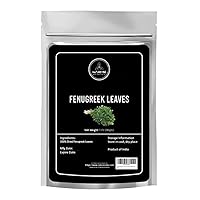 Dried Fenugreek Leaves by Naturevibe Botanicals (Kasoori Methi), 1 ounce (28gm) | Used for cooking | Adds Flavor