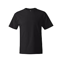 Hanes Men`s Tall T-Shirt Black, 4XLT