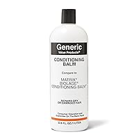 Generic Value Products Conditioning Balm, Deeply Moisturizes Dry Damaged Hair, Provides Shine, Silkiness, and Softness, 33.8 Oz