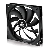 ARCTIC F12 Silent - 120 mm Case Fan, Very Quiet Motor, Computer, Almost inaudible, Push- or Pull Configuration, Fan Speed: 800 RPM - Black