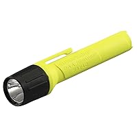Streamlight 67101 2AA ProPolymer 65-Lumen HAZ-LO Intrinsically Safe, Waterproof, Alkaline Battery Powered LED Flashlight – Yellow