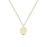Flower Of Life Necklace, 14K Real Gold Flower Of Life Pendant, Dainty Custom Flower Of Life Necklace, Birthday Gift