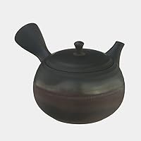 Tokoname Pottery :GYOKO - Japanese Pottery Kyusu Tea Pot 340cc ceramic mesh net [Standard ship by Int'l e-packet: with Tracking & Insurance]