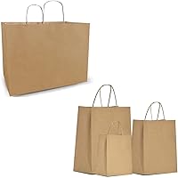 Large and Assorted Size Paper Gift bags 170 pcs Paper Bags with Handles Bulk