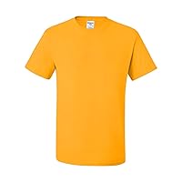 Jerzees Mens DRI-POWER Active Short Sleeve Crew T-Shirt, JZ29MR, 4X, Gold