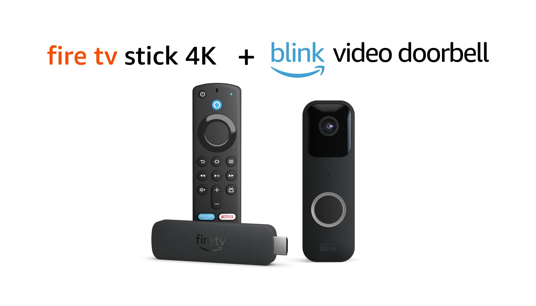 All-new Amazon Fire TV Stick 4K bundle with Blink Video Doorbell