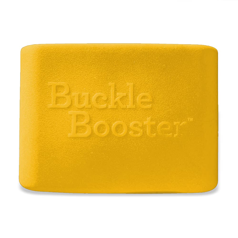 BPA-Free Buckle Booster, Yellow, Raises & Stabilizes Your Receptacle - Fasten Your Back Car Seat Belt Quickly & Easily (10)