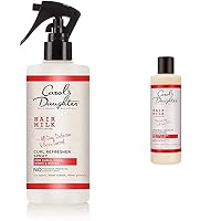 Carol's Daughter Hair Milk Curl Refresher Spray and Original Leave In Moisturizer For Curls, Coils and Waves Bundle, 10 fl oz and 8 Fl Oz