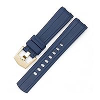 Watch Band For Omega 007 PLANET OCEAN AT150 Pin Buckle Silicone Watch Strap Watch Accessories Rubber Watch Bracelet