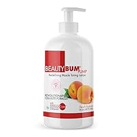BeautyBum Pump Redefining Muscle Toning Lotion - Peach Bottom for Women - 16 oz Lotion