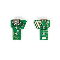 2 Pieces USB Charging Port 12 Pin Circuit Board JDS-040 for PS4 Pro Controller