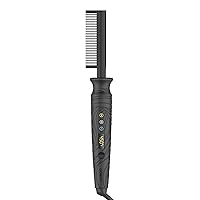 Conair The Curl Collective Ceramic Pressing Hot Comb, Sleek Straight Simple Pressing Comb Design Reaches Close to The Roots for Silky Straightening Root to Tip