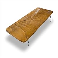 Wood Rectangle Elastic Fitted Tablecloth, Wood Style Texture, Waterproof and wipeable, Fitted Folding Table Cover, 30