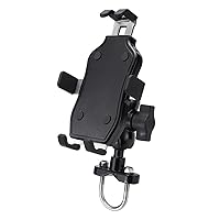 Motorcycle Modified Aluminum Alloy Mobile Phone Navigation Bracket Accessories for ZONTES ZT 125 U 125U ZT 155U 155 U Phone Mount Holder Bracket (Color : Handlebar)