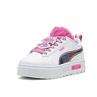 PUMA Kids Girls Mayze X Trolls Glitter Platform Sneakers Shoes Casual - White - Size 12 M, 39652701