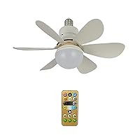 Ceiling Fans with Lights And Remote Light Socket Fan Universal Ceiling Fan Blade Filters for Bedroom, Kitchen, Living Room