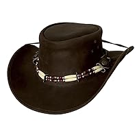 Montecarlo Bullhide Hats Cedar Groove LEATHER Western Cowboy Hat