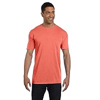 Comfort Colors Mens Pigment-Dyed Shirt 6030 (XX-Large, Bright Salmon)