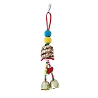 Hanging Chew Grinding Small Animal Chew Toy for Birds Parrot Chewing Toy Straw for Chewing Teeth Grinding Bird Toys for Parrot Girls Boys Parrot Climbing Toys Funny Parrot Toys Bird Perches