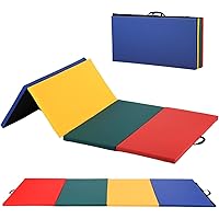 Gymnastics Mat Tumbling Mat Gym Mat Foldding Lightweight Tumbling Mat 2 Inches Thick Fitness Yoga Exercise Mat Home Gym Mat Equipment