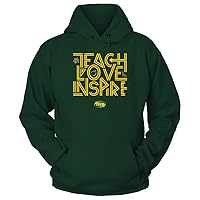 FanPrint Arkansas Tech Golden Suns - Teach Love Inspire - Graphic Design Gift T-Shirt