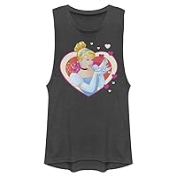 Disney Princesses Cinderella Hearts Women's Muscle Tank