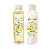 Yves Rocher Pure Calmille 2-In-1 Cleanser & Toner and Cleansing Gel 200 ml./6.7 fl.oz. (Set)