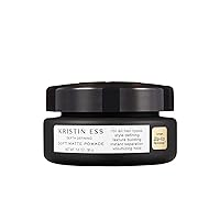 Kristin Ess Hair Depth Defining Soft Matte Pomade for Texture + Definition, Volumizing Hold, Style Defining, Water-Based, Color Safe + Keratin Safe, 3.4 oz - (Pack of 1)