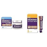 Mederma PM Intensive Overnight Scar Cream, Works with Skin's Nighttime Regenerative & Scar Cream Plus SPF 30, Sunscreen, Protects from Sun Damage, Reduces the Appearance