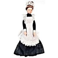 Melody Jane Dollhouse Victorian Parlour Maid Woman Lady Servant Miniature Porcelain People