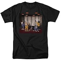 Star Trek T-Shirt Cats Warp Speed Collage Coffee Tee