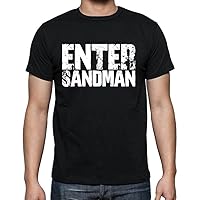 Men's Graphic T-Shirt Enter Sandman Eco-Friendly Limited Edition Short Sleeve Tee-Shirt Vintage Birthday Gift