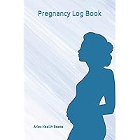 Pregnancy Log Book: A mid-sized portable Tracker for Pregnant Women to note medical and health records, track trimesters week by week, list symptoms, ... blood tests and weight gain until childbirth