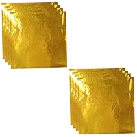 BESTOYARD 400 pcs metallic foil wrapper square candy paper candy canes chocolate metallic wrapping paper tea assortment gift foil candy wrappers fudge packaging paper Wedding Supplies glossy