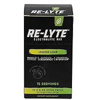 Re-lyte Electrolyte Drink Mix Lemon Lime 15 Servings Packets 3.44 oz.