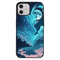 Moon Design iPhone 12 Case - Graphic Phone Case for iPhone 12 - Unique Design iPhone 12 Case