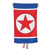 Korean Flag Print Comfort Beach Towel Your Companion Pool,Camping Swim Pool Bath Towels Adults and Kids