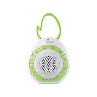Baby Sound Machine, White Noise Sound Machine for Baby, Travel and Nursery. 4 Soothing Sounds, Integrated Clip, Small and Lightweight. Great for Baby Registry Searches