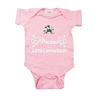 Pink Precious Fan Short Sleeves Baby Bodysuit Creeper Baby girl Clothes for Newborn infants