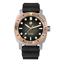San Martin 42mm NH35 Titanium Diver Men Watches Automatic Bronze Bezel Waterproof 200m Sapphire Glass Watch