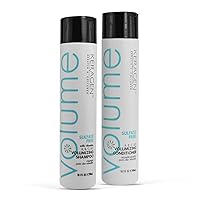 Volumizing Shampoo and Conditioner for Fine Hair with Keratin and Collagen, Sulfate Free