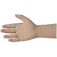 Physical Therapy 52887 Over-The-Wrist Edema Open Finger Comfortable Economical Gloves Provide Gentle Compression, Right Hand, Large