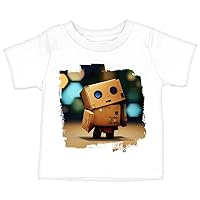 Robot Baby Jersey T-Shirt - Cartoon Baby T-Shirt - Cute T-Shirt for Babies