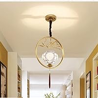 Pendant Lamp Chinese Bird-shaped Chandelier Balcony Study Bedroom Pendant Lamp Simple Modern Restaurant Island Chandelier Creative Personality Bird Cage Ceiling Light LED Ceiling Light Hanging