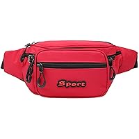 Adults Waist Packs Multipurpose Letter Patterns Chest Pack Sports Bag for Women Men Runing Bag Simple and Stylish