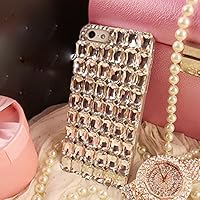 Apple Silicone Case with Bling Diamond Stone (for iPhone 12 Pro Max) (Clear)